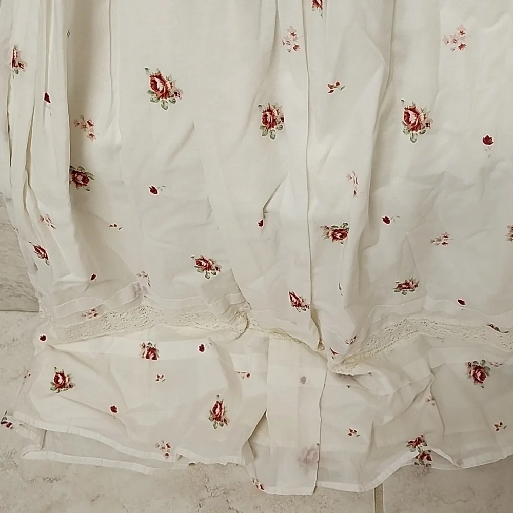 🌹 ABERCROMBIE Floral Cotton Maxi Dress 🌹